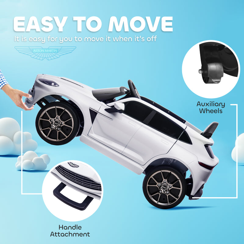 AIYAPLAY Aston Martin DBX Licensed 12V Kids Electric Car w/ Remote
