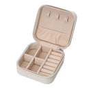 Sheonly Portable Small Faux Leather Jewellery Box