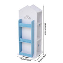 Kidkid 4-Tier Castle Shaped Rotating Kids Bookshelf