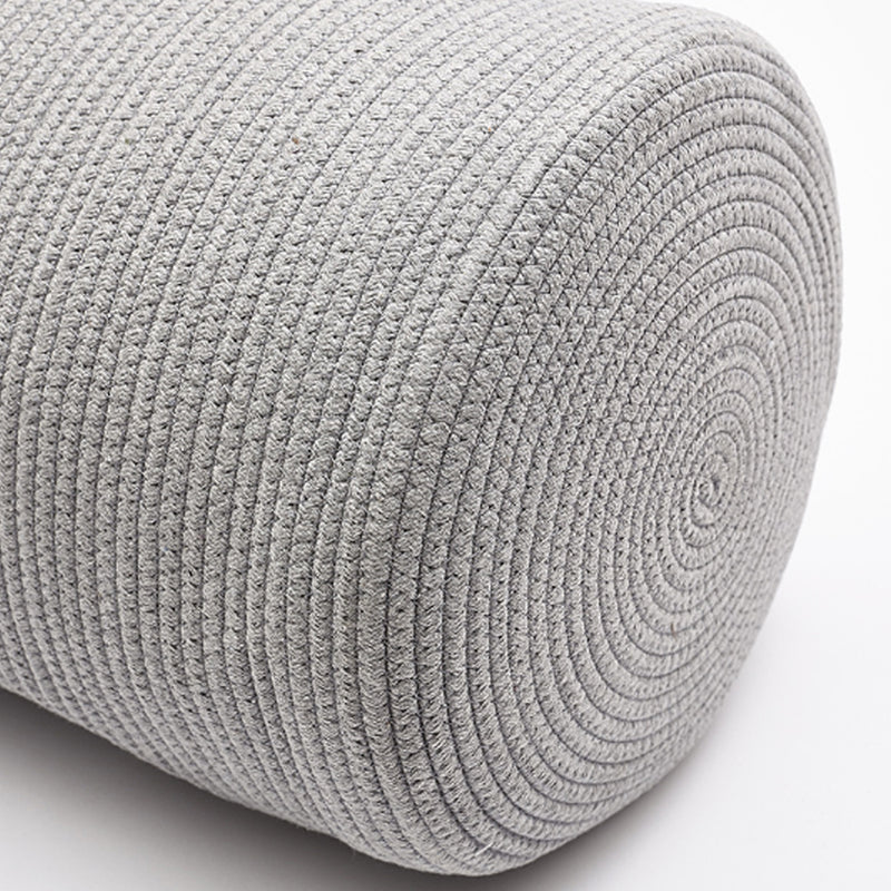 Lifeideas Woven Basket Baby Kids Toys Storage Clothes Hamper Laundry Basket With Decor Balls Grey