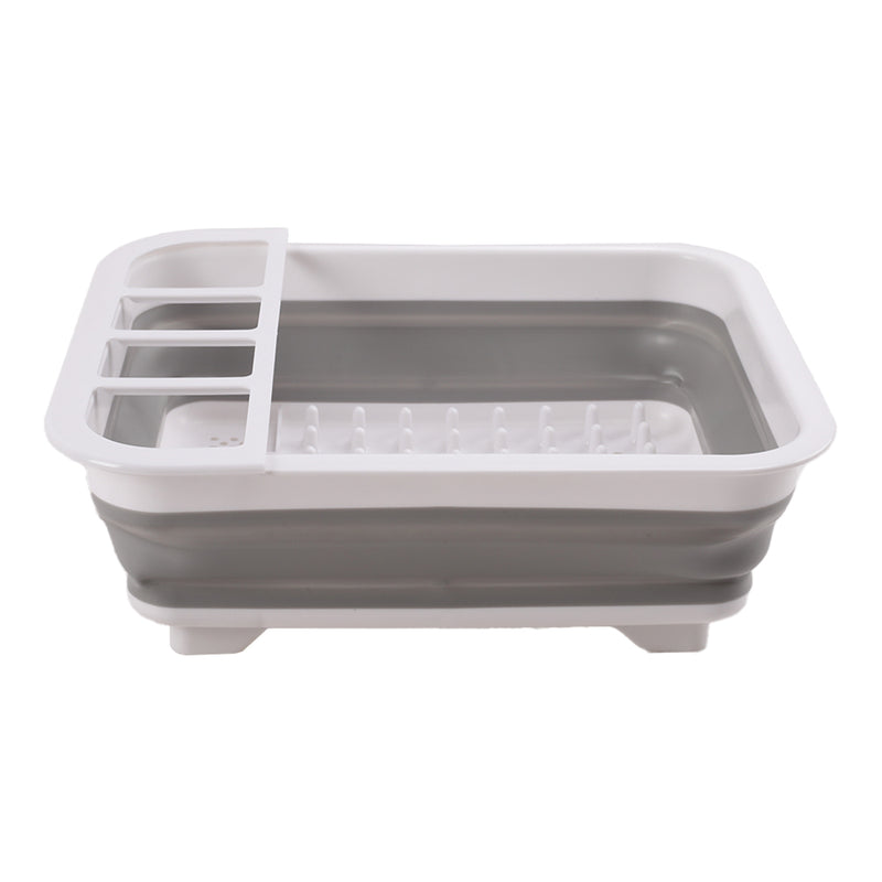 Livingandhome Plastic Collapsible Dish Rack Drainer