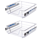 Lifeideas Stainless Steel Sliding Kitchen Drawer Baskets