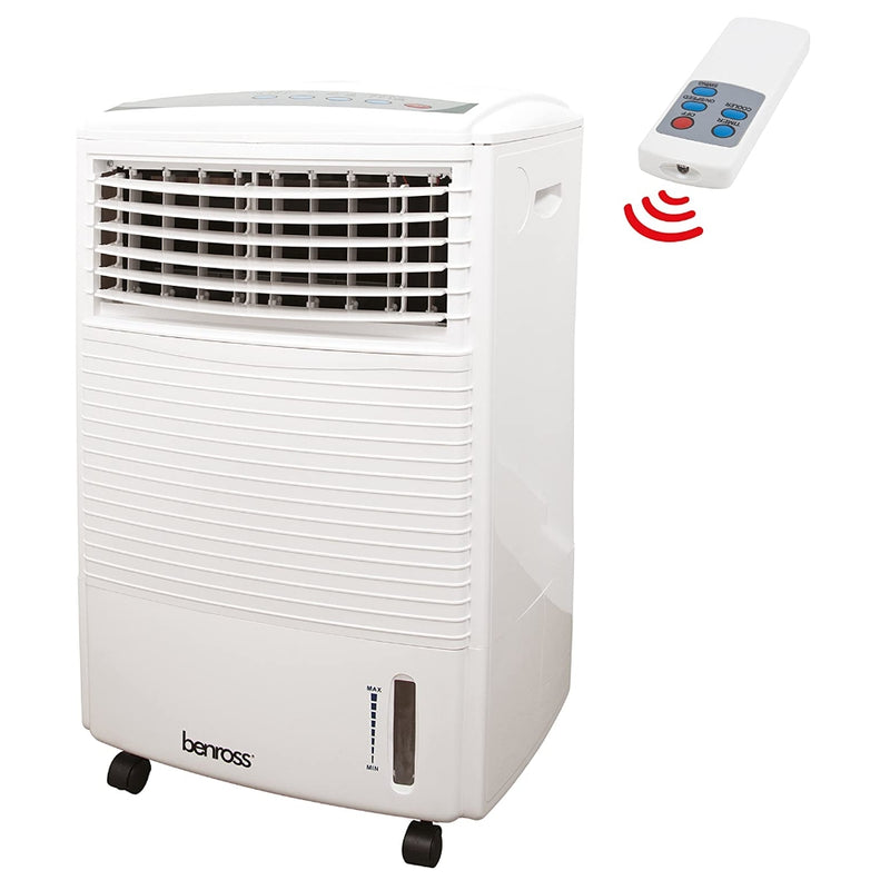 Benross Portable Air Cooler with Remote Control 60w - White
