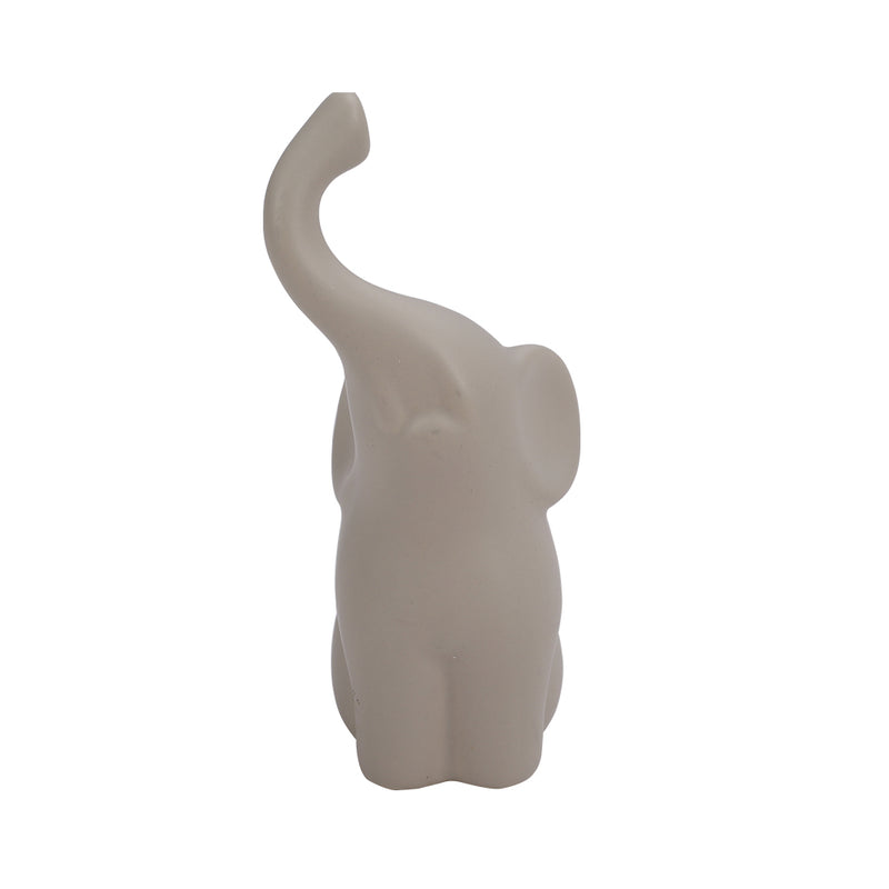 Lifeideas Set of 2 Ceramic Couple Elephant Ornaments Decoration Figurine