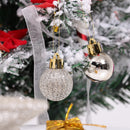 Lifeideas 30 Pieces Shatterproof Christmas Tree Ornament Set Xmas Bauble and Snowflake Tree Topper