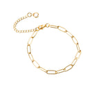 14K Gold Plated Chain Bracelets set