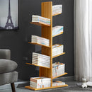 Livingandhome 7-Tier Wooden Tree Bookshelf