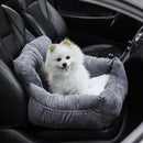 KidKid Cozy Dog Car Seat with Storage Pocket