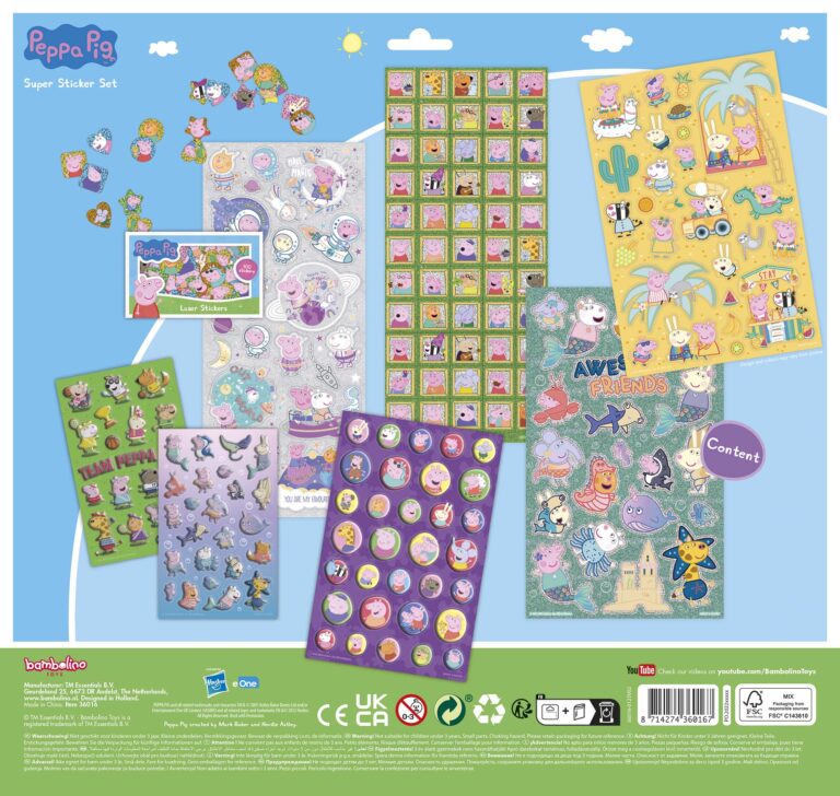 Peppa Super Sticker Set
