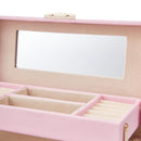 Sheonly Lockable Jewellery Storage Box with Drawer