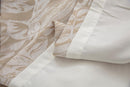 Botanic Chenille Jacquard Lined Ring Top Curtains
