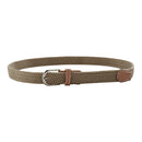 Casual Elastic Braided Belt With D-shape Pin Buckle
