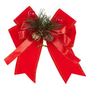 Lifeideas 6-Pack Decorative Bows with Pine Cones