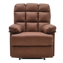 Livingandhome Upholstered Faux Leather Recliner Chair