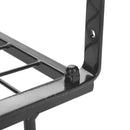 Lifeideas Kitchen Metal Shelves Saucepan Pan Pot Rack Storage Shelf with 10 Hooks Wall Mounted