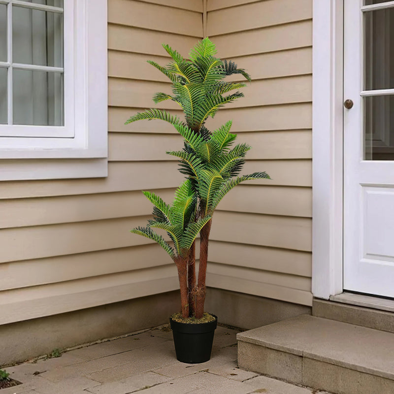Breeins Artificial Fern Plants Decor for House Office Garden Indoor Outdoor