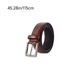 Modishion Pin Buckle Leather Belt Accessory - Brown