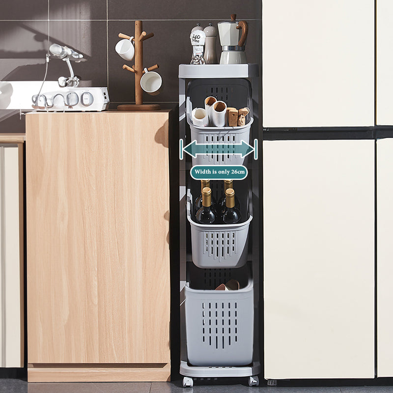 Lifeideas 4-Tier Laundry Storage  with Wheels
