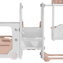 Kidkid 3-in-1 Kids Toddler Swing and Slide Set Climber Playset