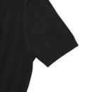 Fashionable Short Sleeve Polo T-Shirt - Black