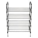 Livingandhome 4-Tier Stackable Shoe Rack Organizer