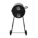 Outdoor Garden Charcoal Smoker BBQ Grill With Wheels