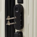 Livingandhome 22-inch Hard Shell Travel Suitcase With Cup Holder