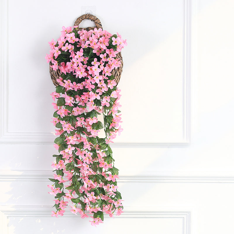 Lifeideas Wall Hanging Faux Violet Garland