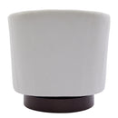 Livingandhome Linen Upholstered Swivel Armchair