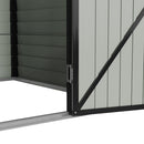Breeins 8x5.7FT Metal Apex Roof Garden Storage Shed