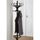 Kennedy Black Finish Floor Standing Coat Stand