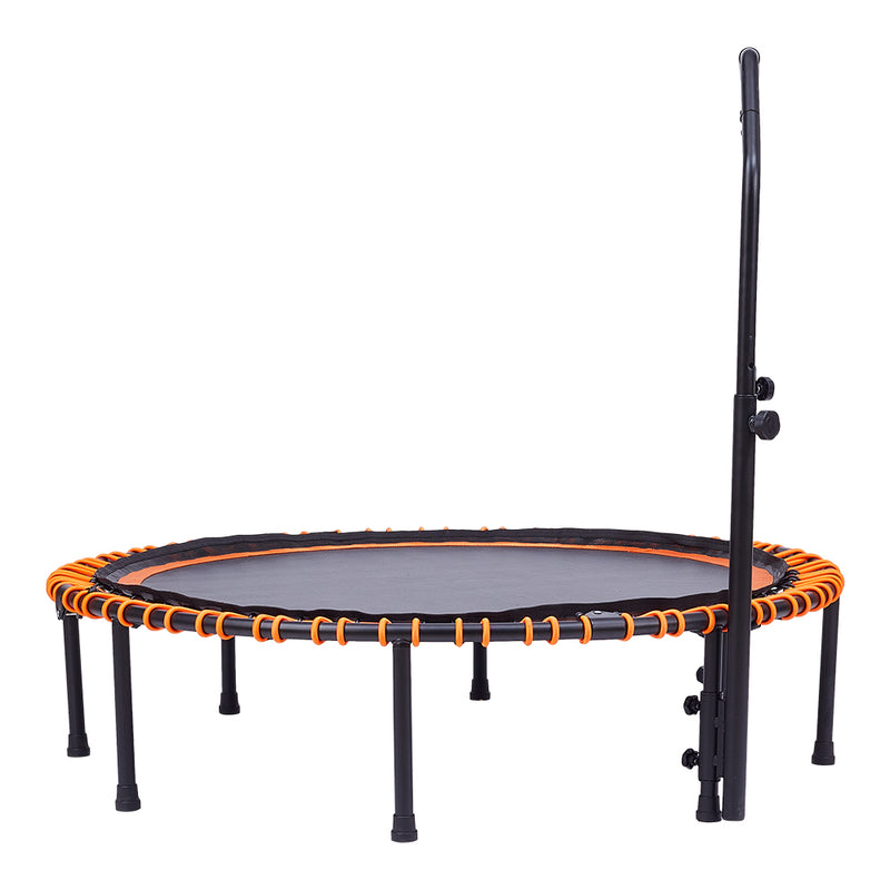 Lifeideas 48in Bungee Cords Foldable Round Trampoline with Adjustable U-Handle Bar