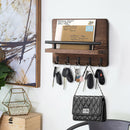 Livingandhome Rustic Wall-mounted Key Organizer