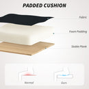 HOMCOM Ergonomic Swivel Computer Chair with Flip-up Armrests