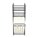 Lifeideas 3-Tier Tilt Out Laundry Hamper Shelf Bathroom Storage Organizer Rack