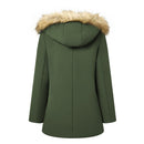 Mid-Length Hooded Coat