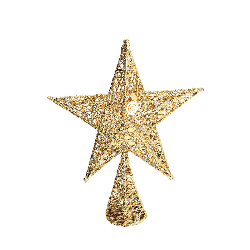 Lifeideas Wrought Iron Star Christmas Tree Topper
