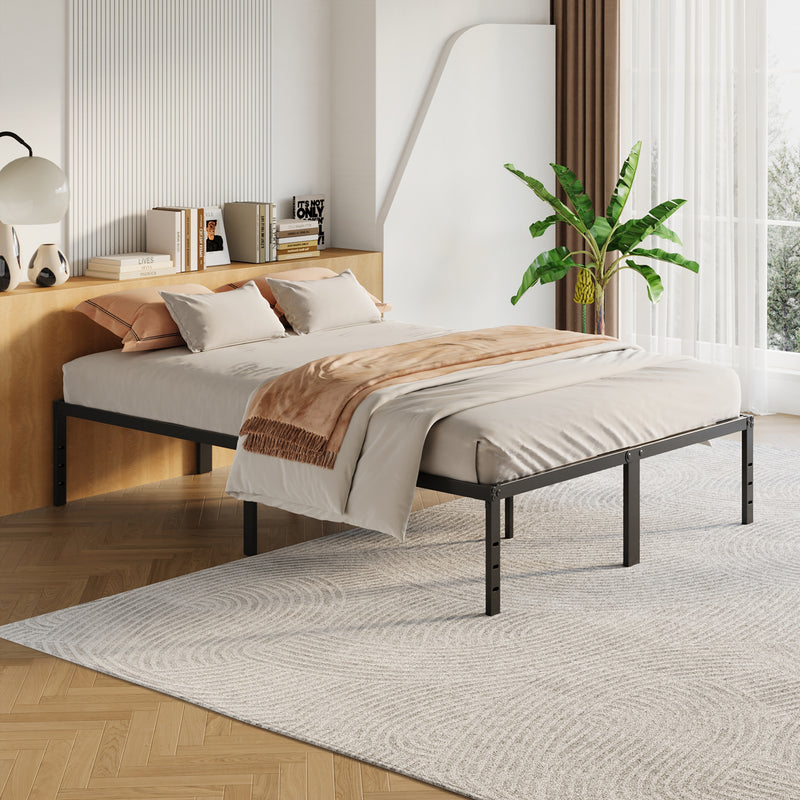 Livingandhome Black Iron Bed Frame without Mattress