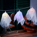 LED Spooky Skull String Lights