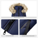 Hooded Mid-length Quilted Padded Gilet Sleeveless Coat