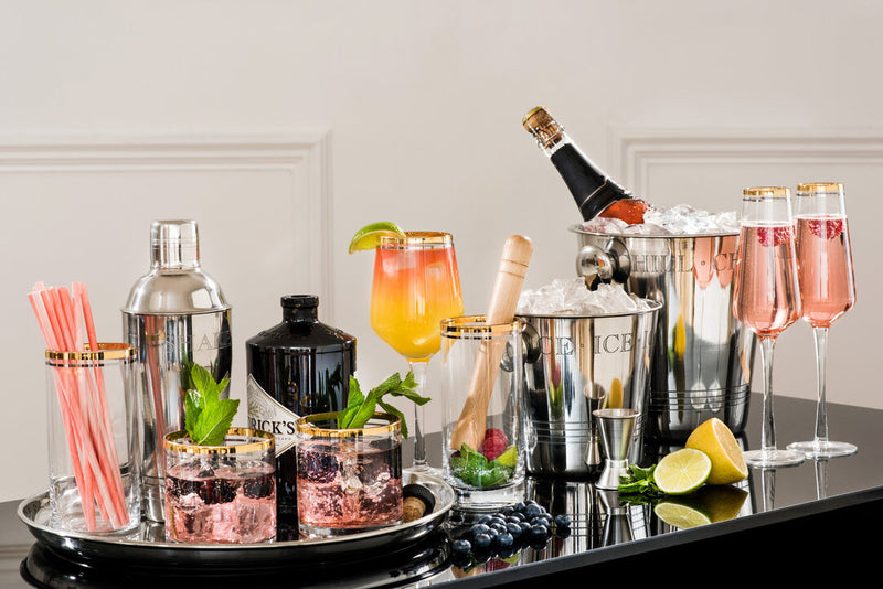 Set Of Four Charleston Champagne Glasses