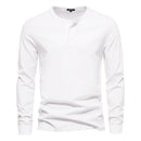 Long-Sleeved Henley T-Shirt