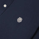 Turn-Down Short-Sleeve Polo Shirt