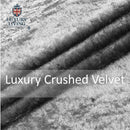 Crushed Velvet Lined Ring Top Curtains