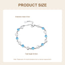 Modishion Delicate Open-Heart Bracelet with Cubic Zirconia
