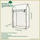 Kingfisher Tomato Greenhouse 150 x 100 x 50cm Clear