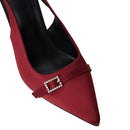 Slingback Pointed Closed Toe Heels Pumps Sandals