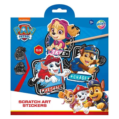 Paw Patrol Scratch Art Stickers