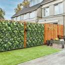Silver & Stone Expanding Lilac Floral Ivy Trellis with Artificial Leaves 2m x 1m