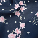 Floral Print V-Neck Short Sleeve Summer Midi Dress With Pockets